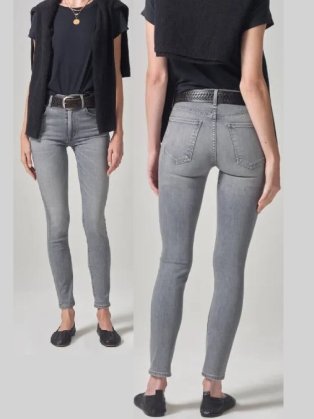 NWT $228 CITIZENS OF HUMANITY SLOANE SKINNY STRETCH DENIM JEANS IN UNTONE SZ W27